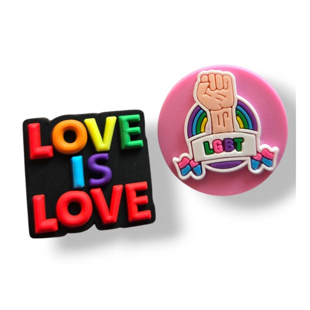 17 LGBTQ Pride Shoe Charms - Picture 2 of 3
